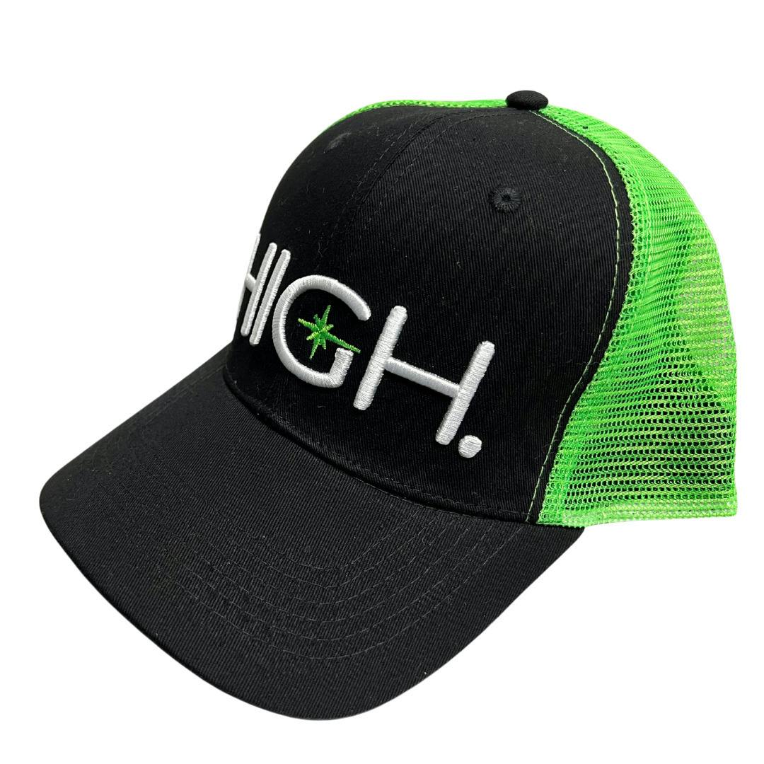 Greenlight High Hat | Black/Neon Green