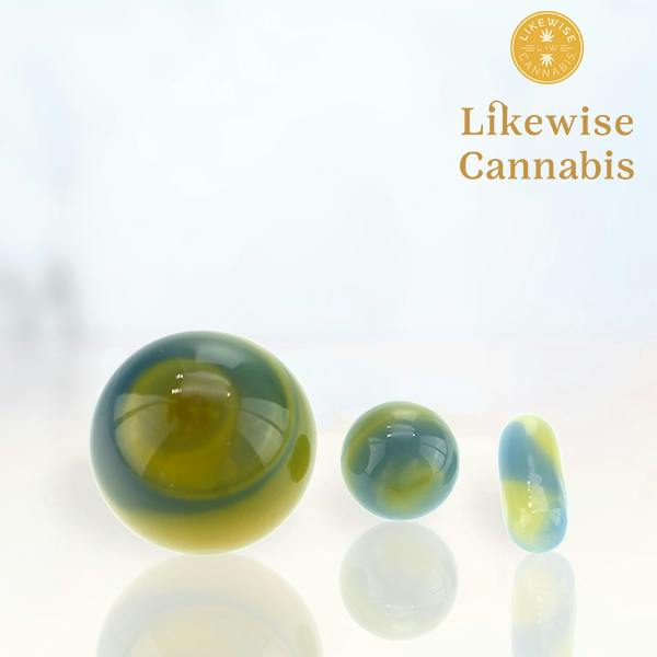 CUSTOM BLOWN GLASS SLURPER SET