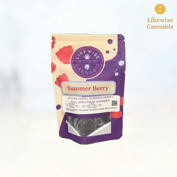 10-PACK 250MG SUMMER BERRY GUMMIES - LIKEWISE