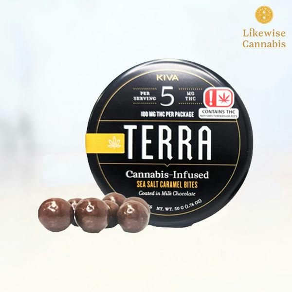 20-PIECE 100MG SALTED CARAMEL BITES