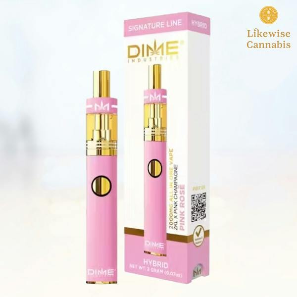 PINK ROSE 2G OIL DISPOSABLE - DIME