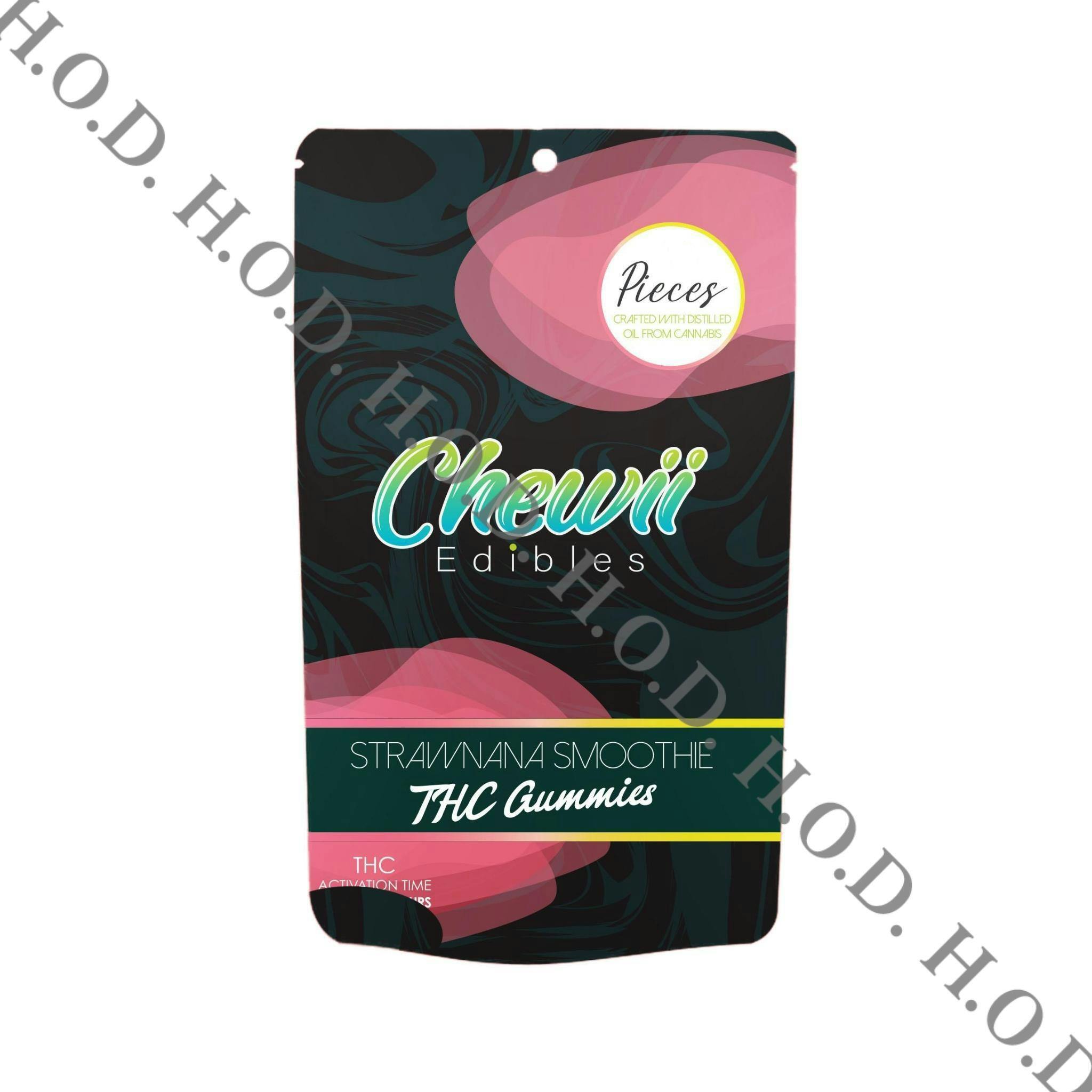 Chewii Strawnana Smoothie Fast Acting Gummies
