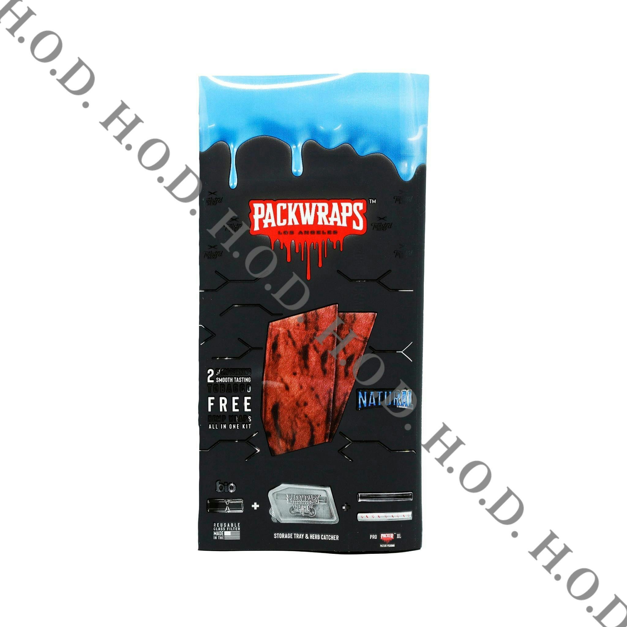 Packwraps Natural Hemp Wraps 2 Pack