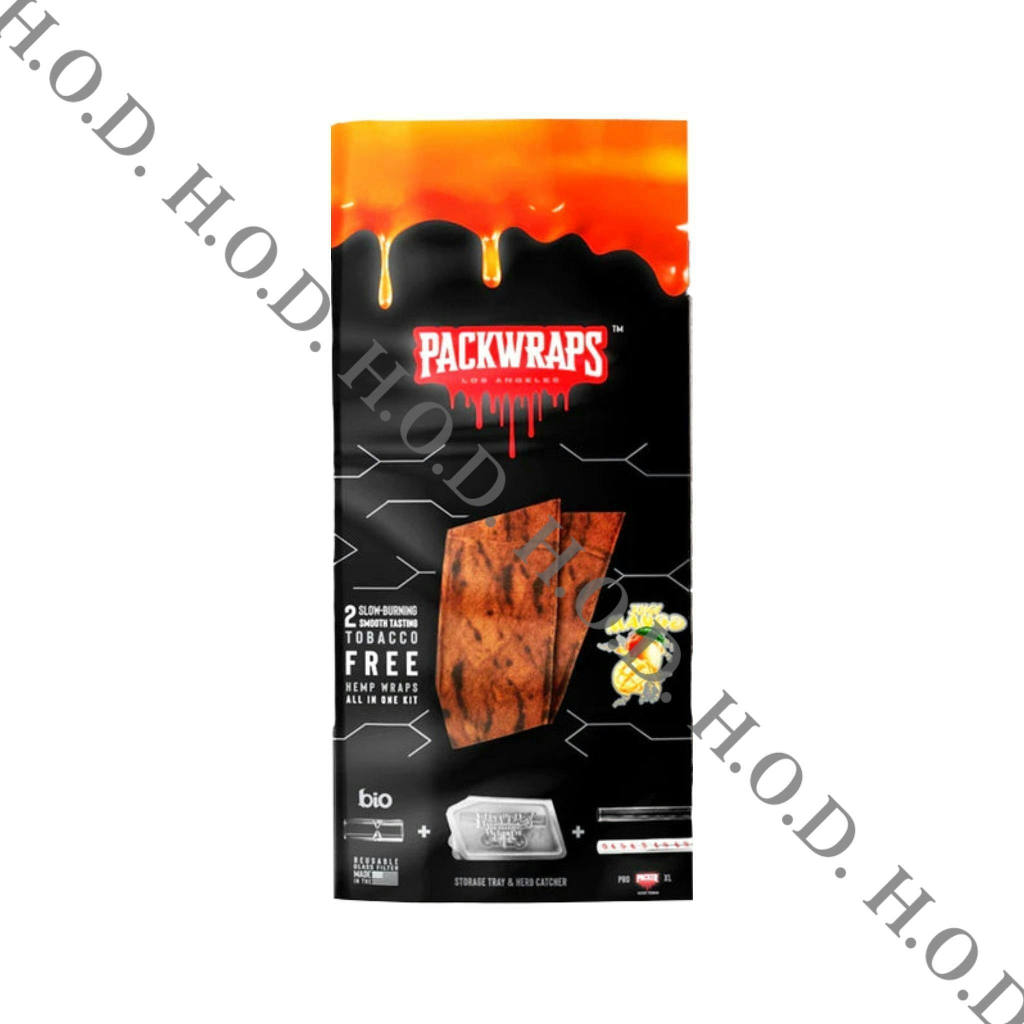 Packwraps Juicy Mango Hemp Wraps 2 Pack