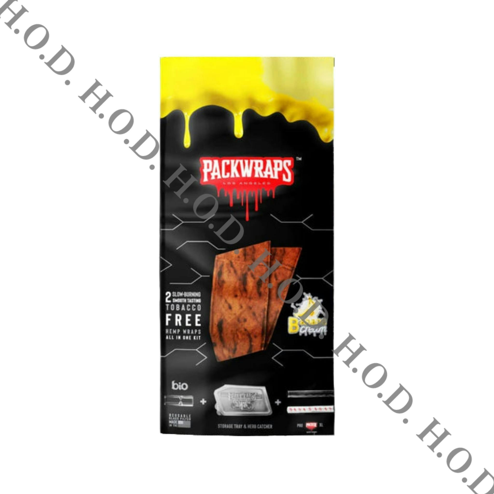 Packwraps Banana Cream Hemp Wraps 2 Pack