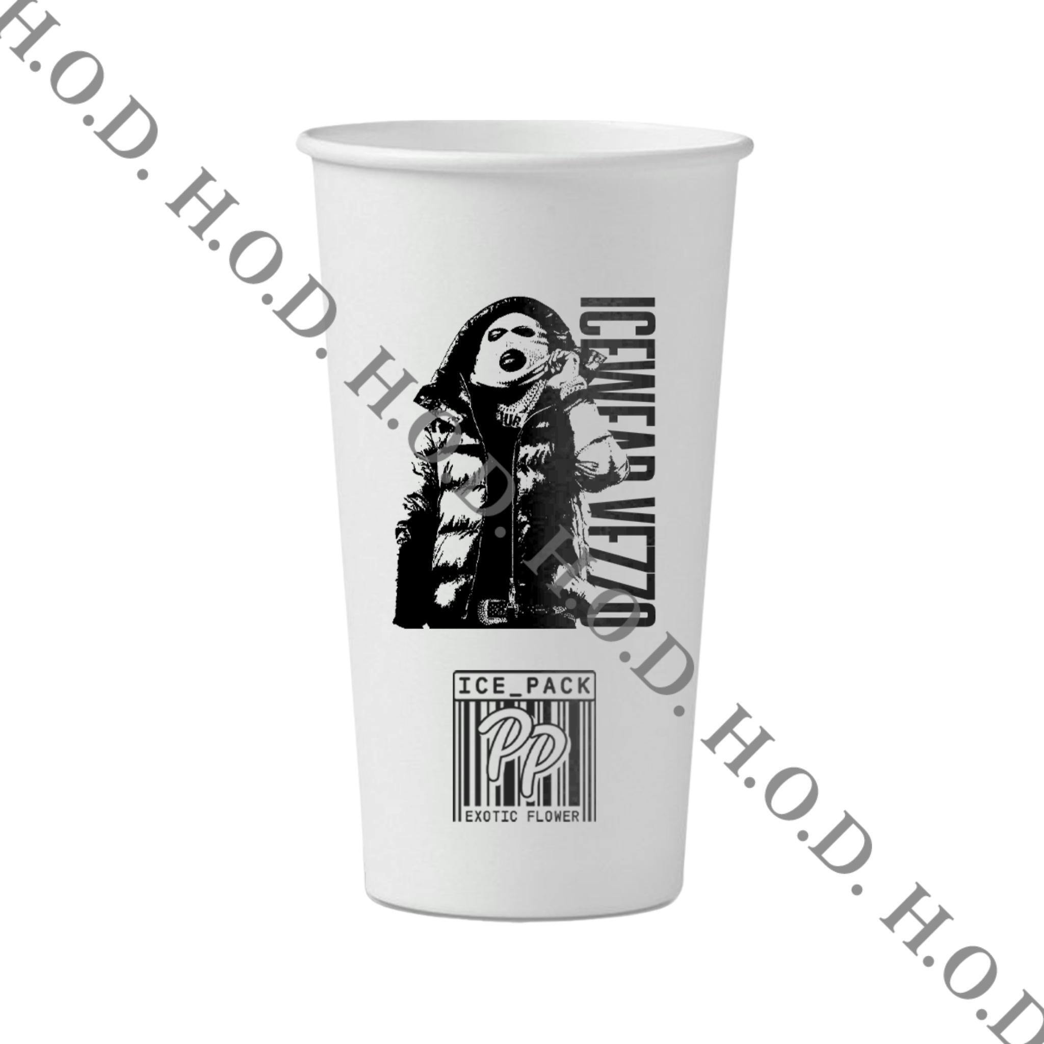 Pressure Pack x Ice Pack White Styrofoam Cup