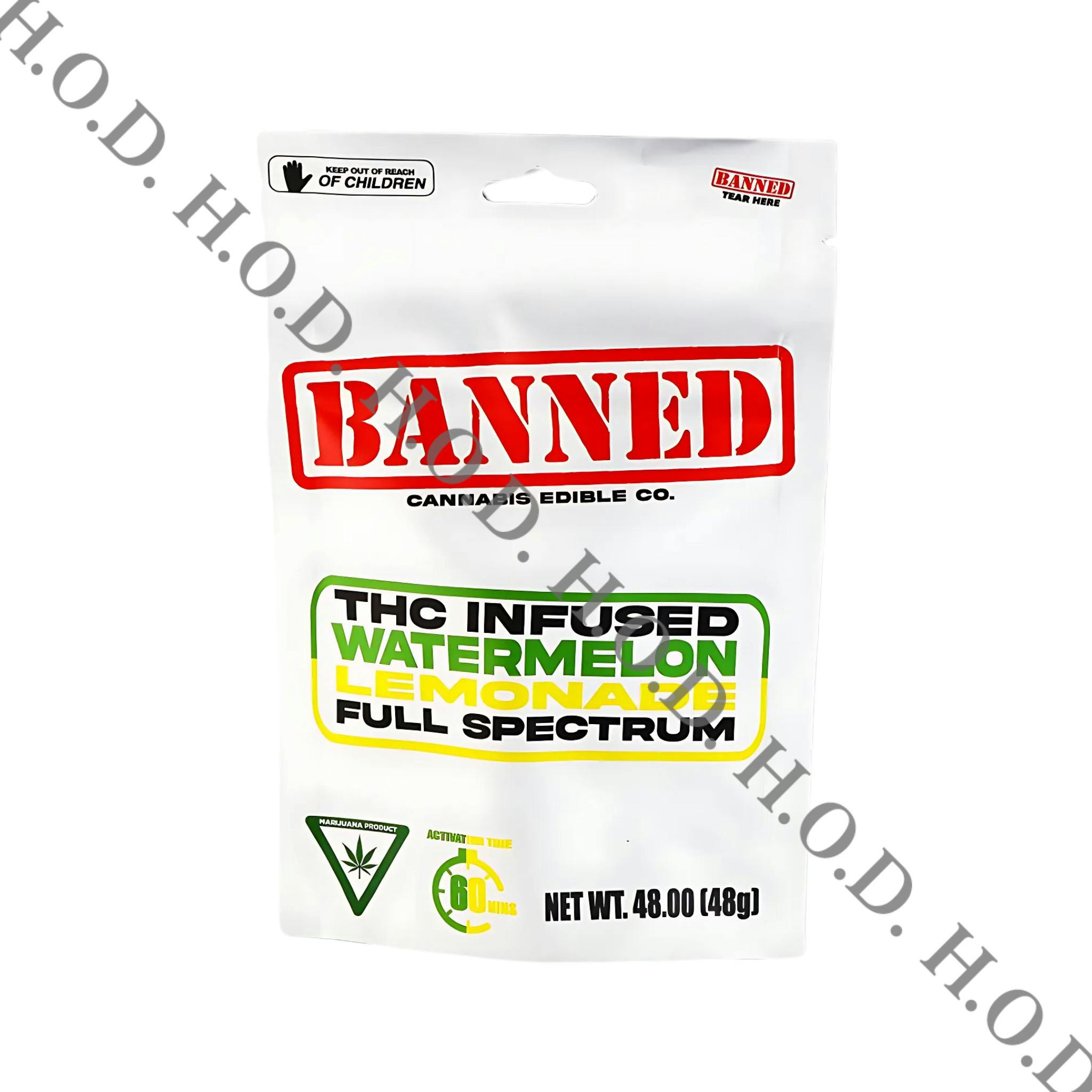 Banned Watermelon Lemonade Gummy Clusters