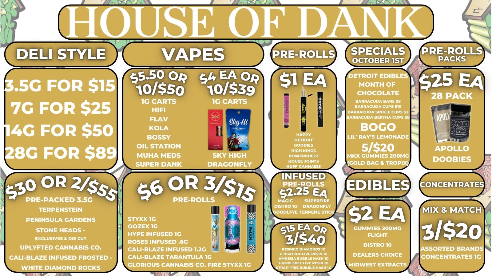 🏡HOUSE DEALS🏡 at HOUSE OF DANK MONROE REC Weedmaps