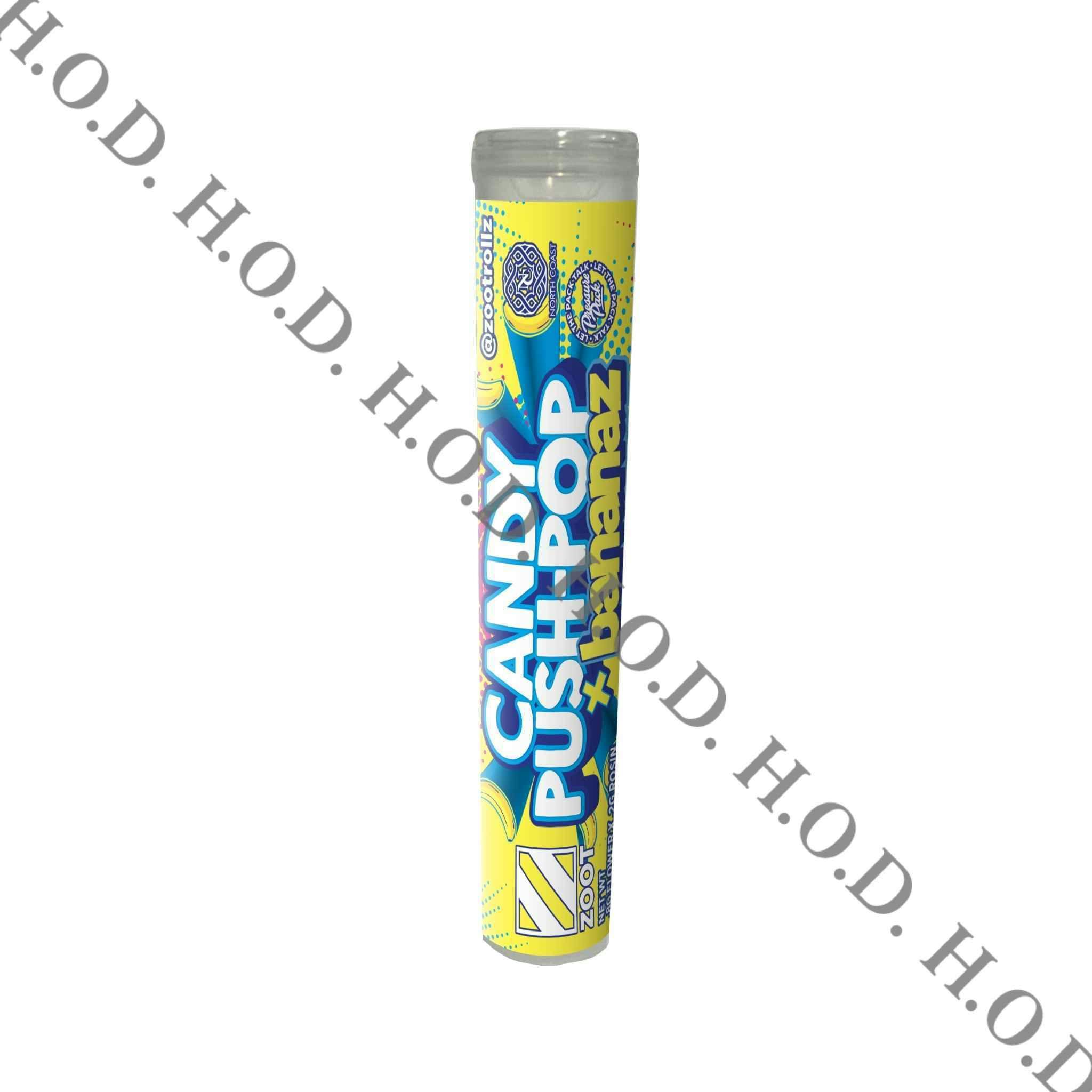 Zoot Rollz Candy Push Pop x Bananaz Hash Hole Pre-Roll