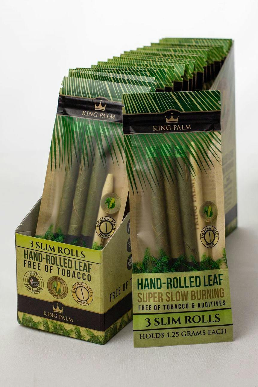 King Palm Hand-Rolled Leaf - Slim Rolls