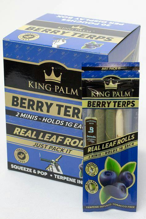 King Palm Hand-Rolled Flavor Mini Leaf - Berry Terps