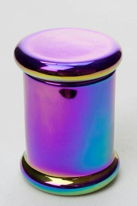 Heavy Duty Glass Stash Jar 3oz - Rainbow