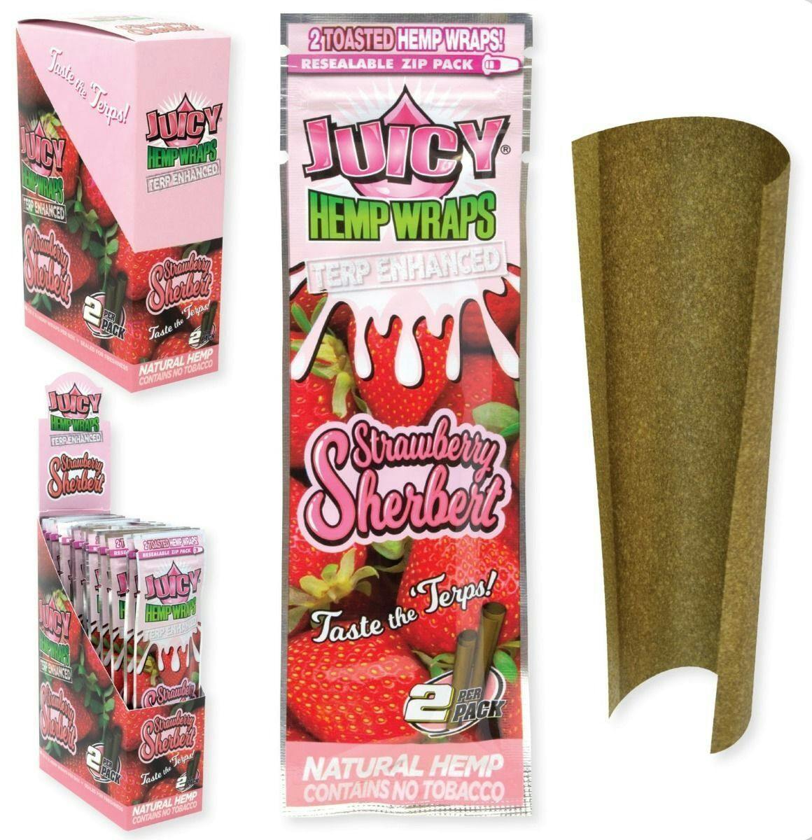 Juicy | Strawberry Sherbert Hemp Wrap