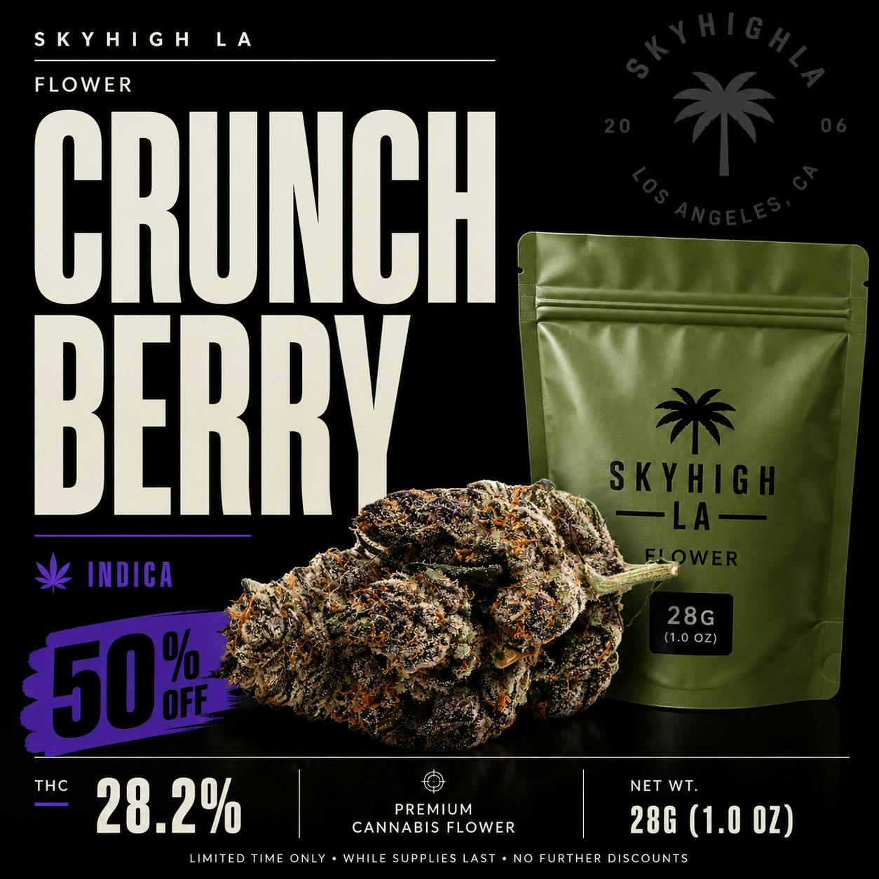 SkyHigh LA Flower: Crunch Berry