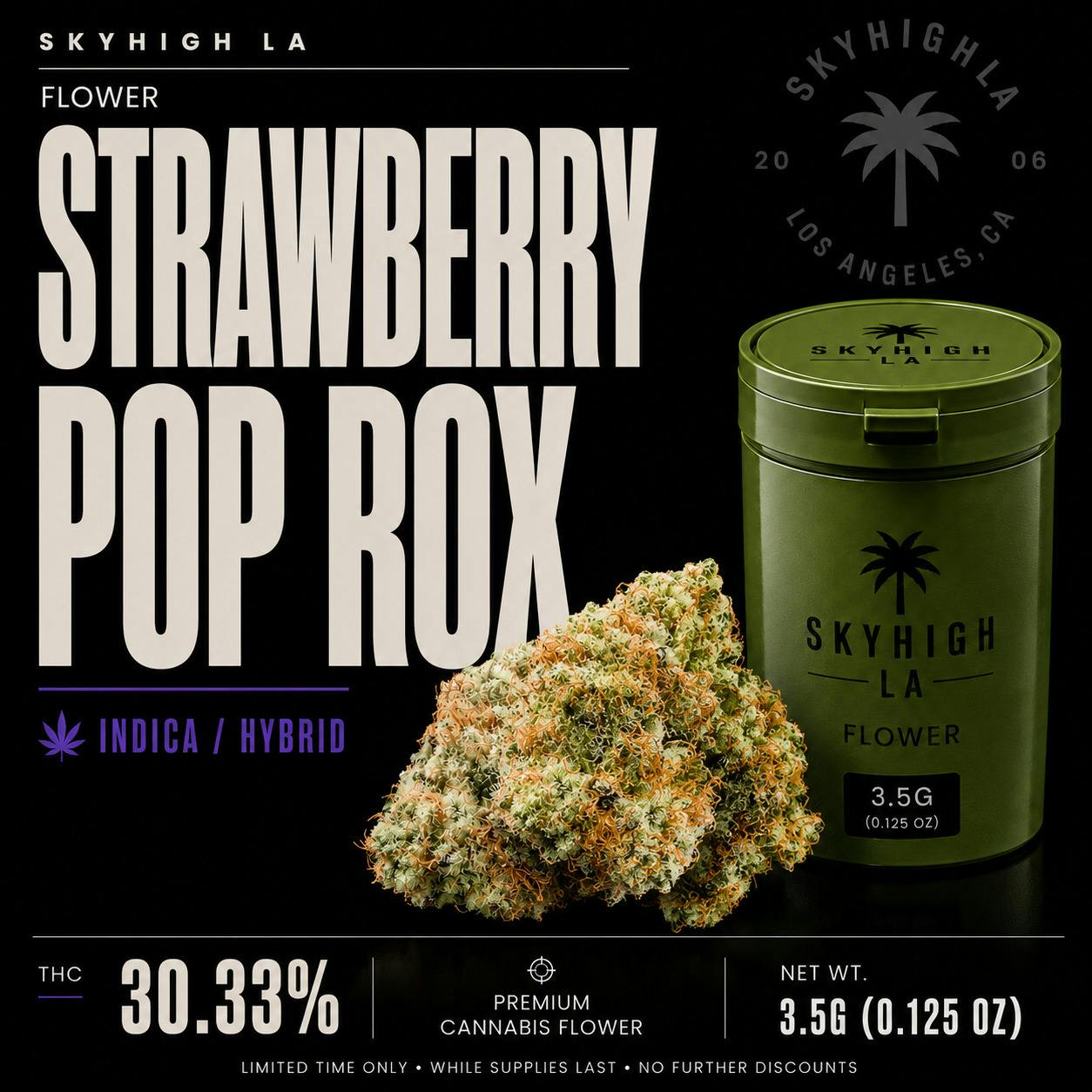 SkyHigh LA Flower: Strawberry Pop Rox
