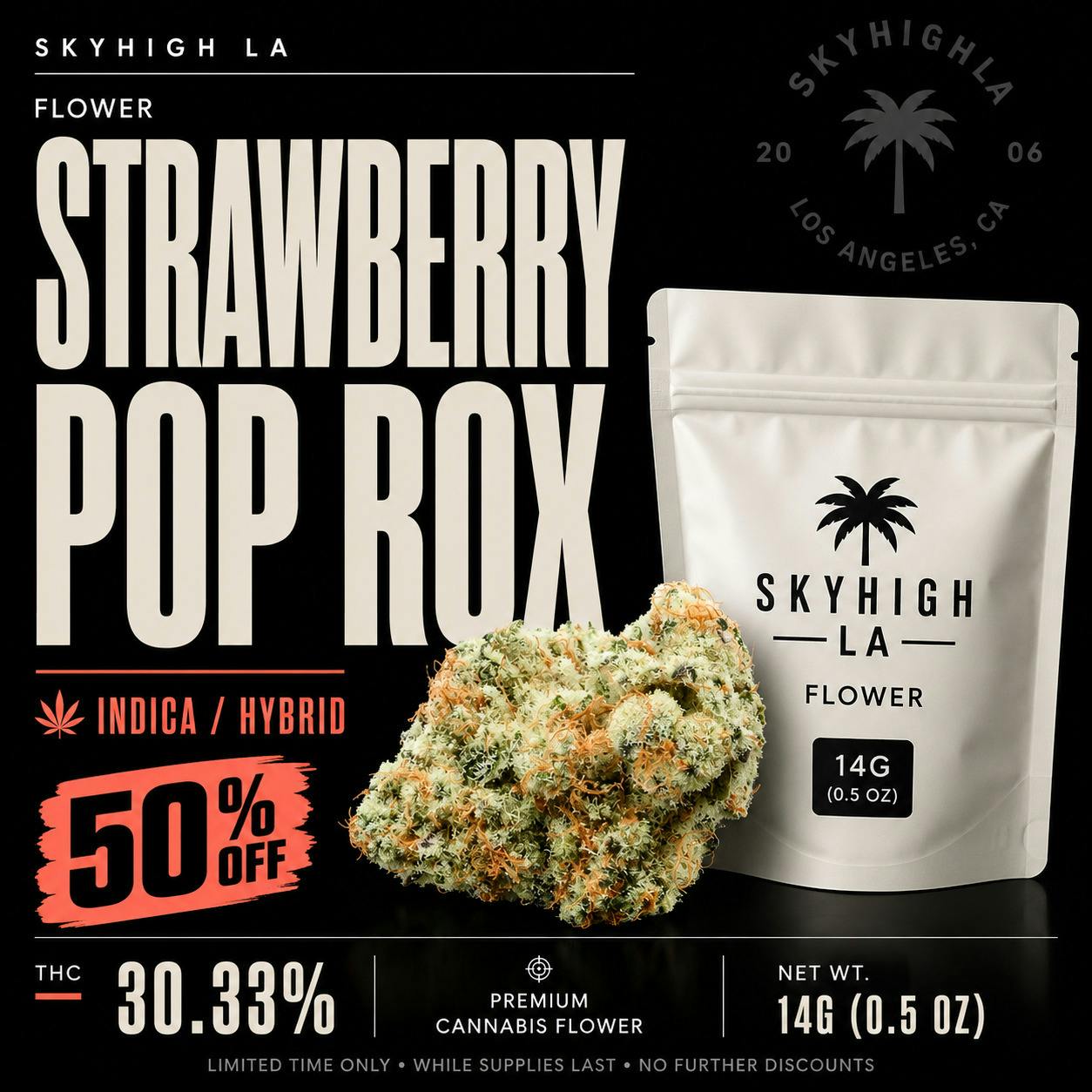 SkyHigh LA Flower: Strawberry Pop Rox