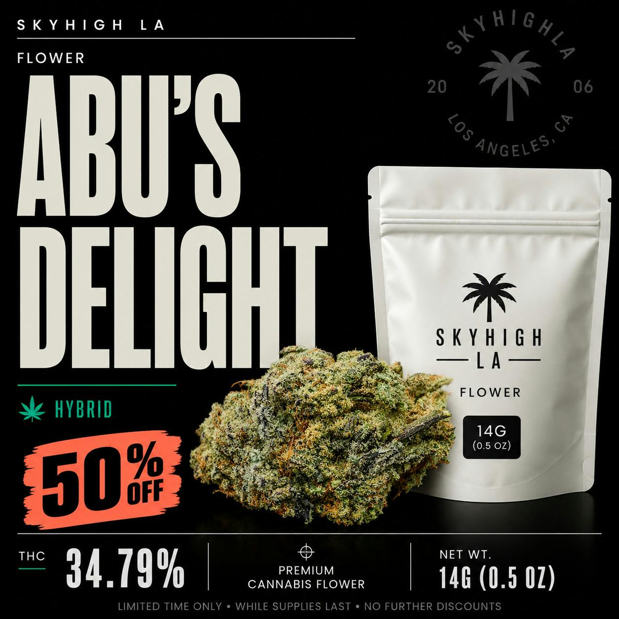 SkyHigh LA Flower: Abu S Delight