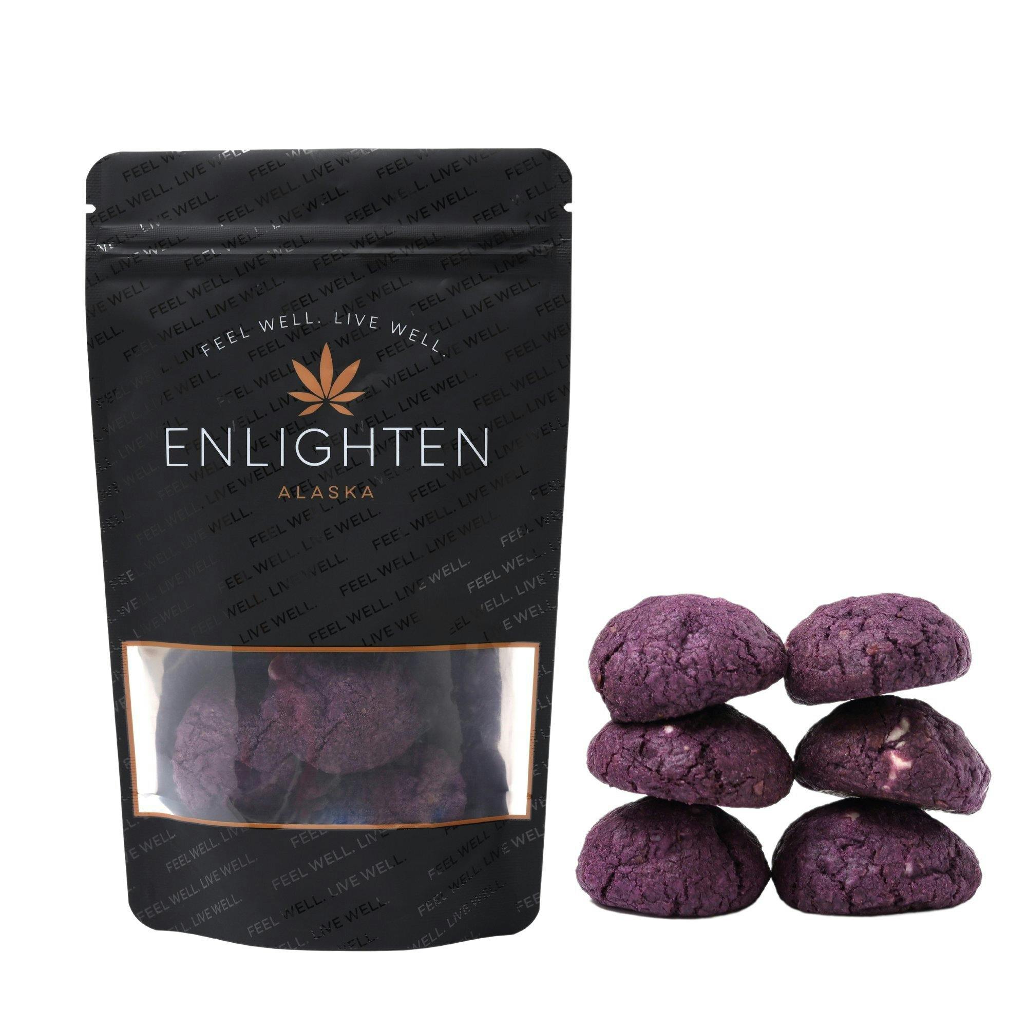 Ube and Toasted Coconut Cookies