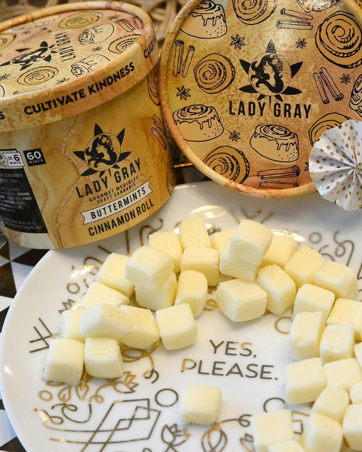 (H) Cinnamon Roll Buttermints - Lady Gray - 10 pack