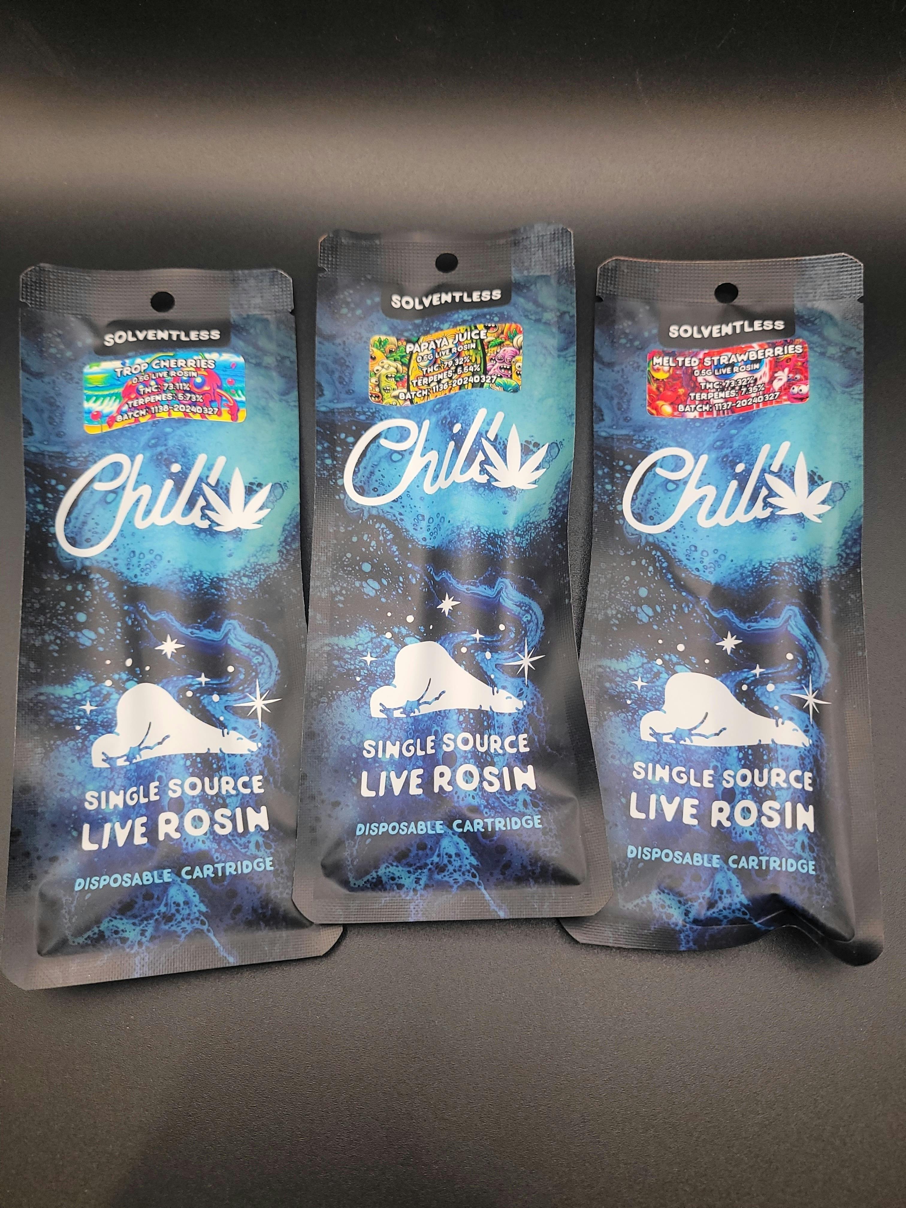Chill - Live Rosin Cartridge - Black Maple