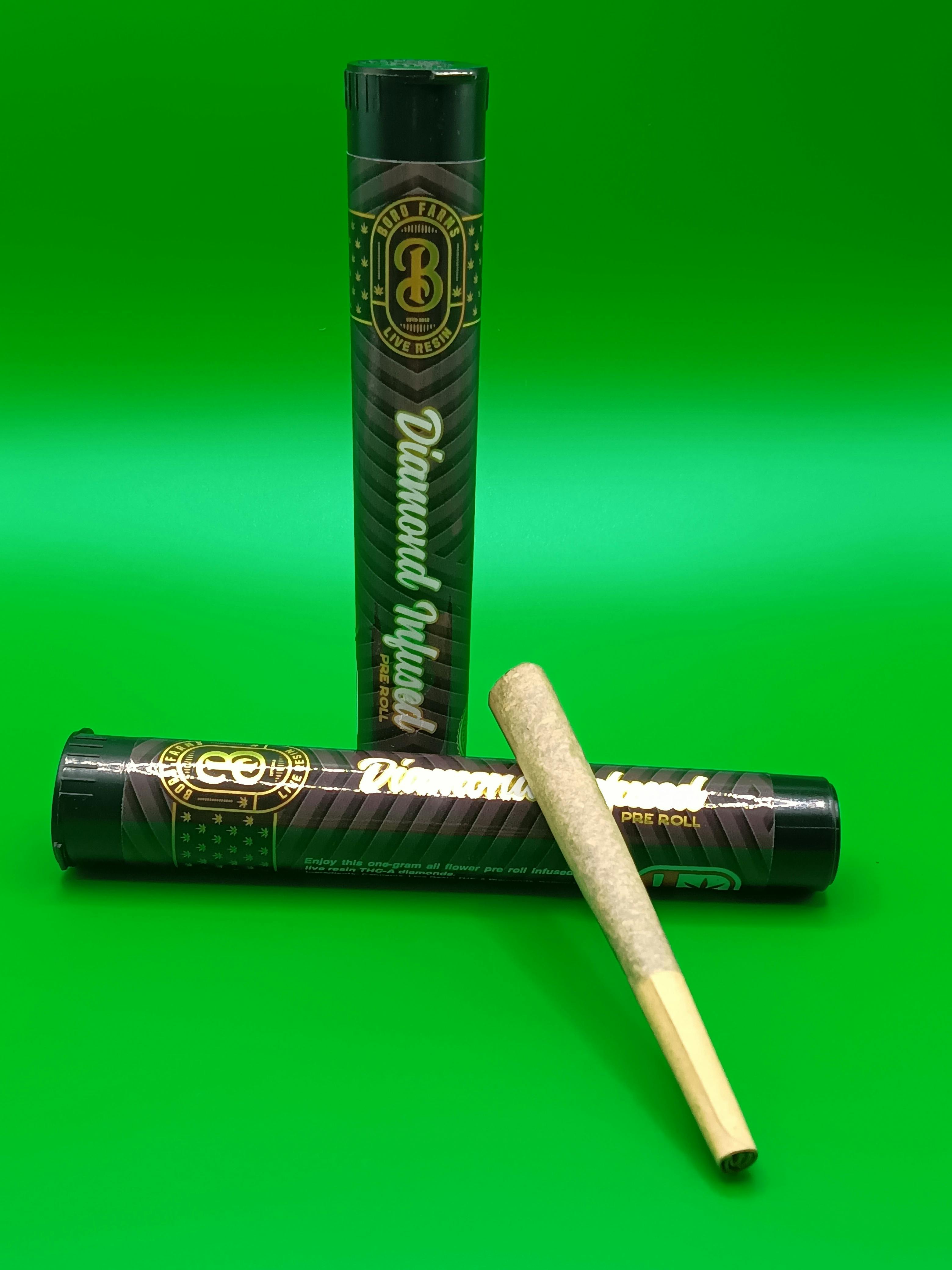 Boro Family Farms - Diamond Infused Pre Roll - Strawberry Wedding Cake