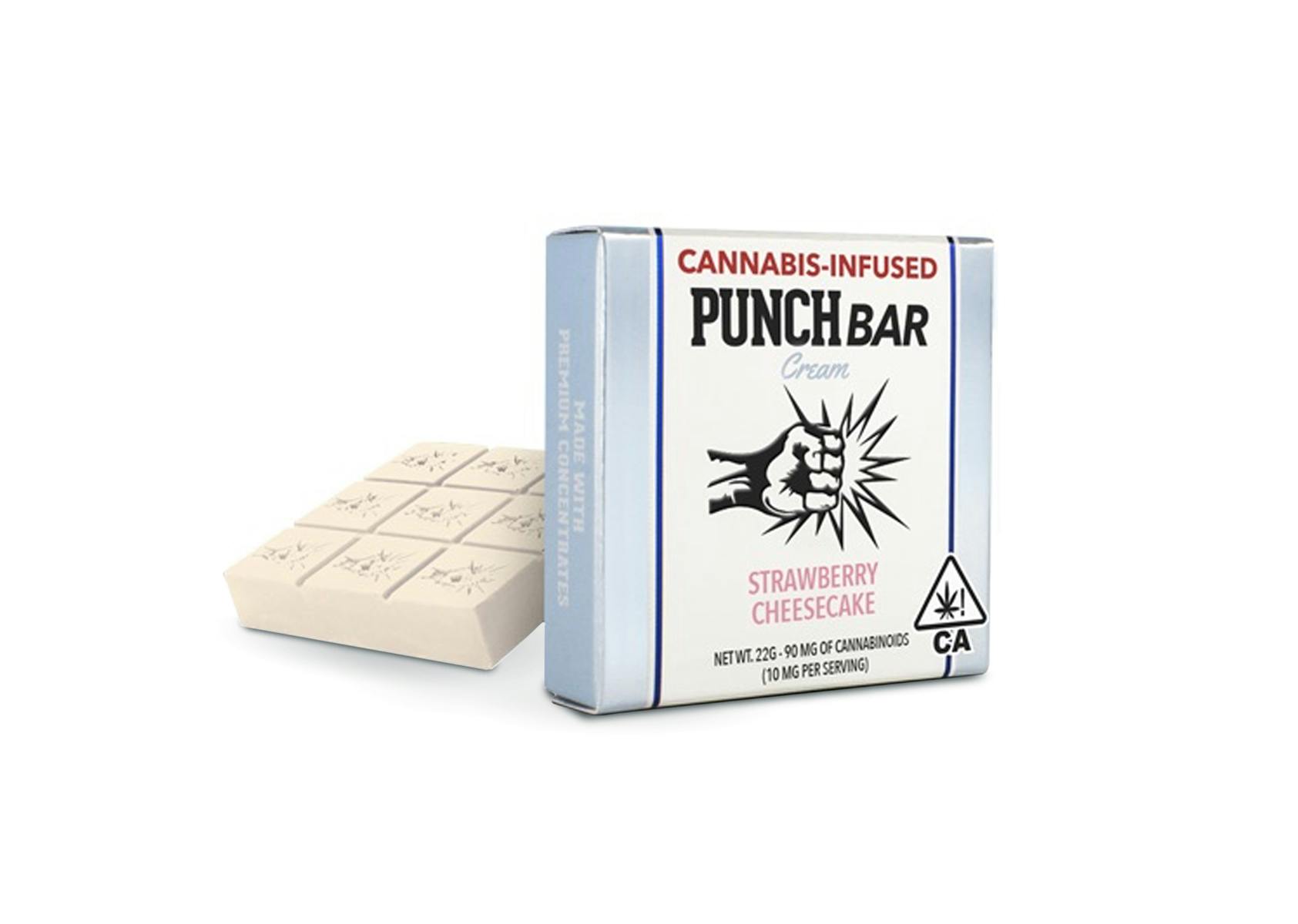 Punch Bar Cream 100mg - Strawberry Cheesecake