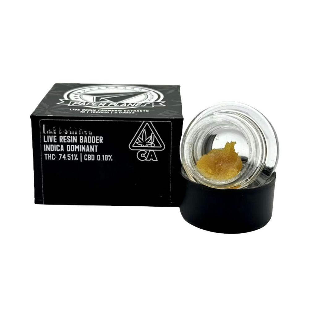 Paper Planes Live Resin Badder - Runtz