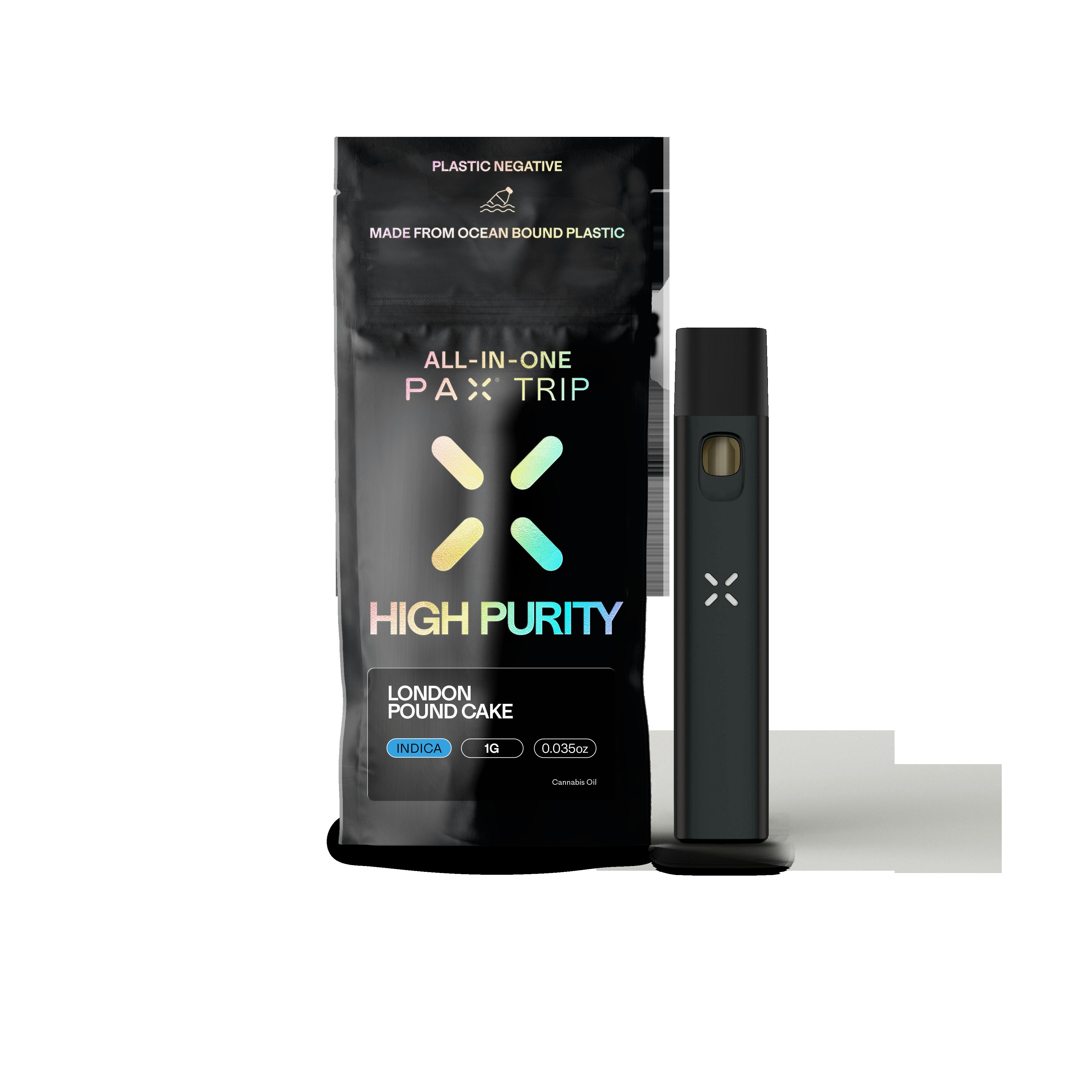 Pax Trip High Purity AIO 1g - London Pound Cake