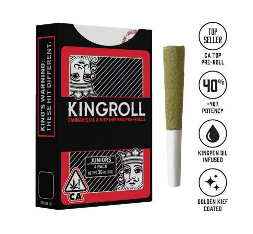 Kingroll Dealer's Choice 4pk - Indica #9 Variety