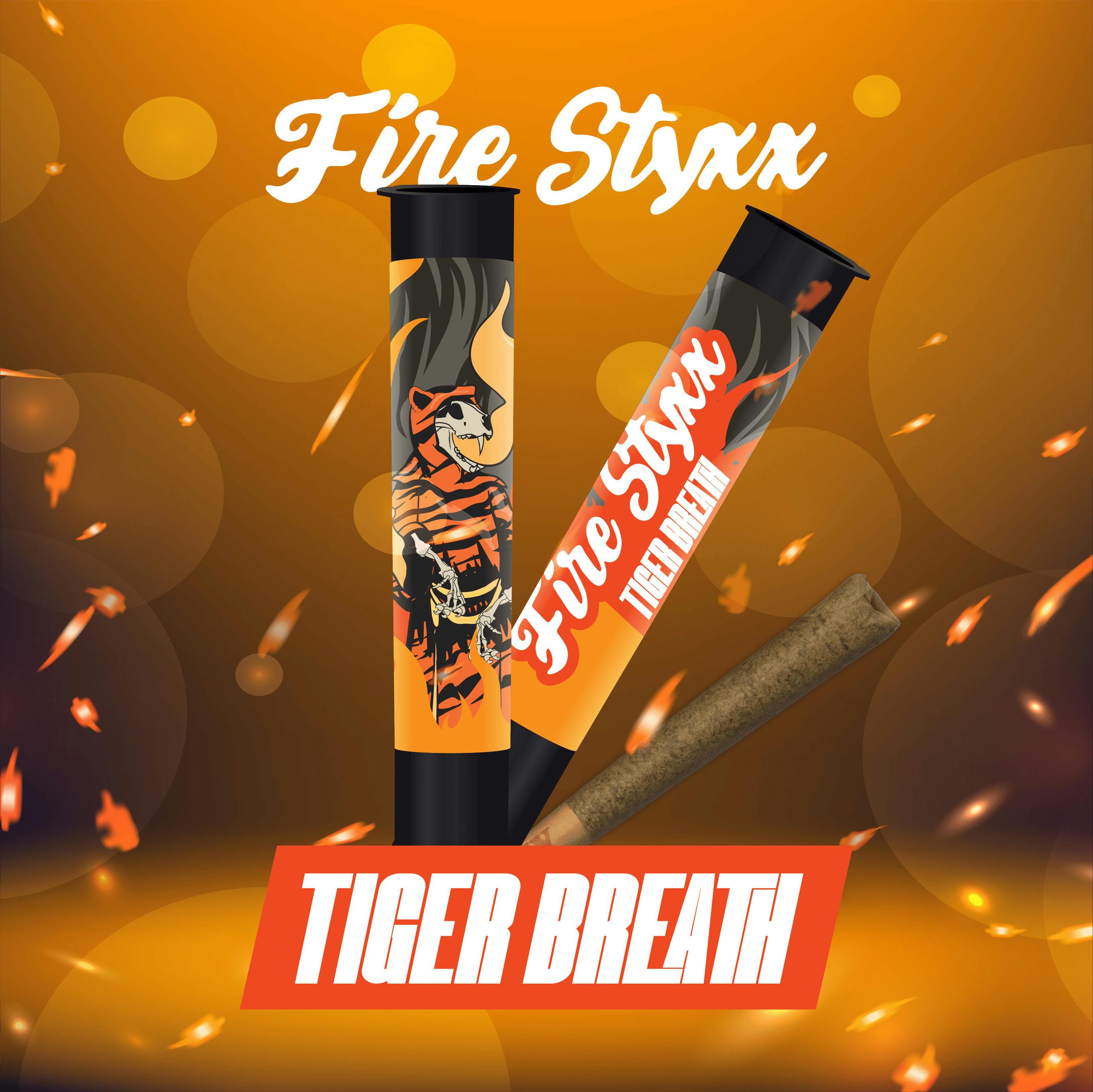 Glorious | 1g THCA Infused Fire Styxx Pre-Roll | Tiger Breath