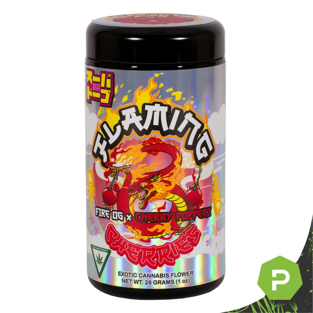 Super Dope | 28g Prepackaged Flower | Flaming Cherries