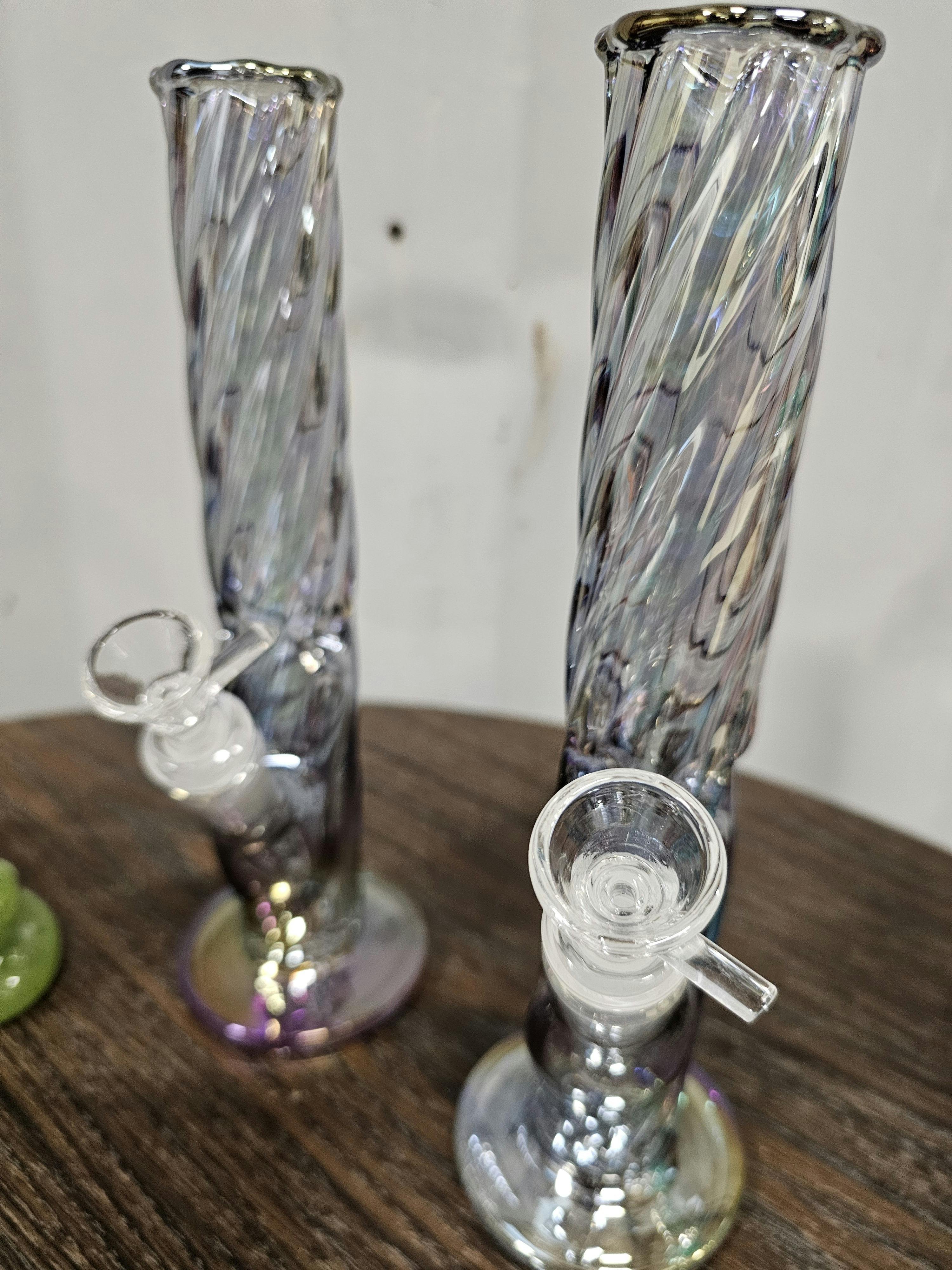 GLASS SPIRAL BONG - One Size
