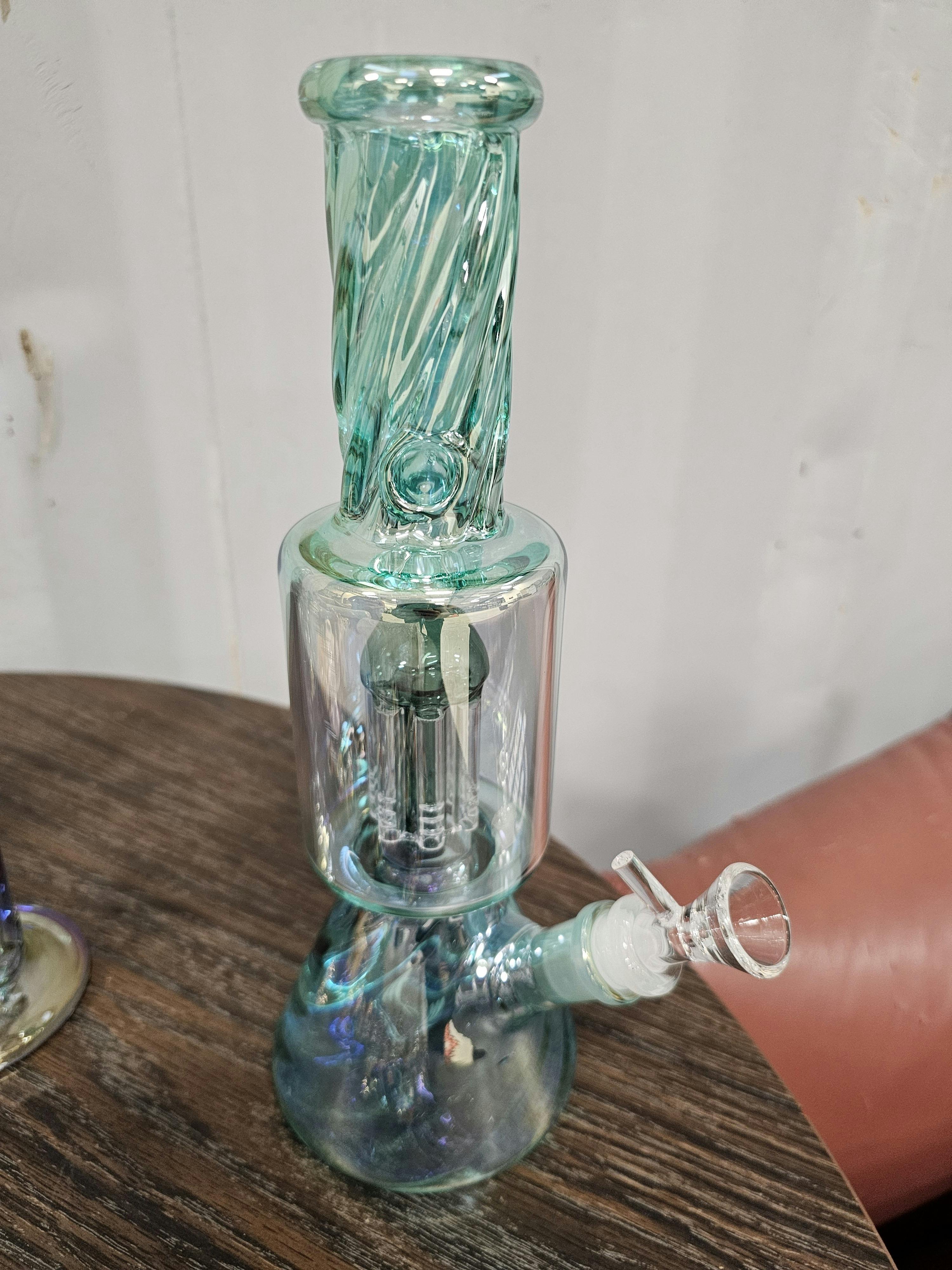 LARGE AQUA MARINE BONG - One Size