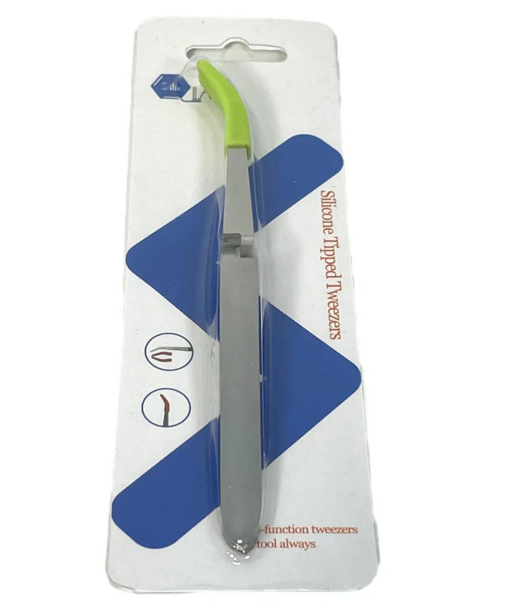 Metal Tweezers with Silicone Tip