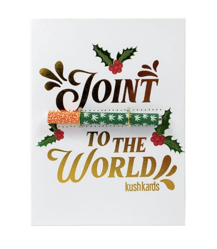 KushKards One-Hitter Greeting Card - Joint to the World