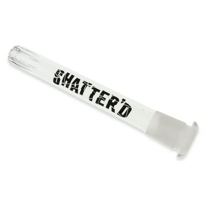 Shatter'd Glassworks- Vertical Slit Diffused Downstem - 4.5"