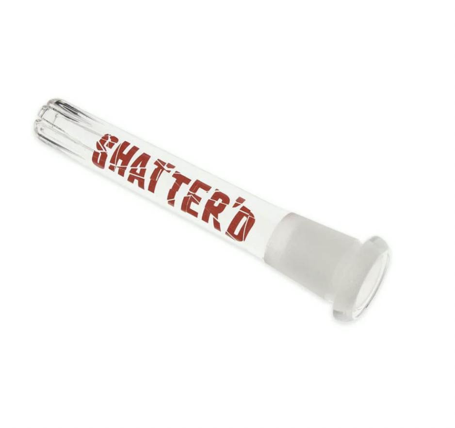 Shatter'd Glassworks- Vertical Slit Diffused Downstem- 3.5"