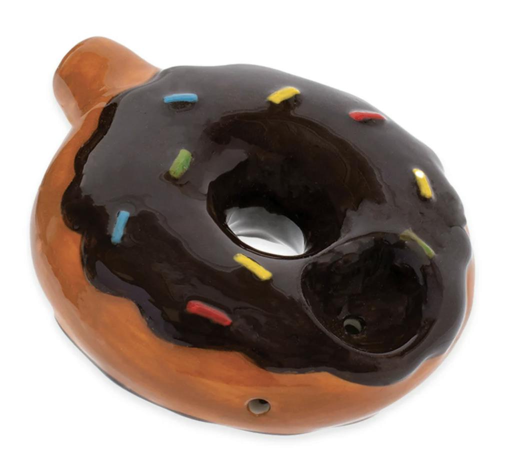 Wacky Bowlz- Donut Ceramic Hand Pipe- 3.25"