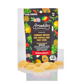 Tropical Fruit Sour Sativa Gummies - 800mg by Smokiez