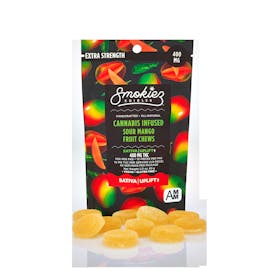 Mango Sour Sativa Gummies - 400mg by Smokiez