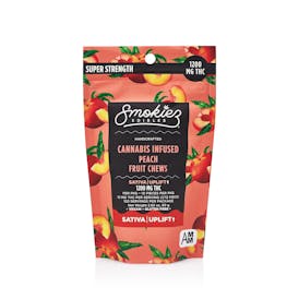 Peach Sweet Sativa Gummies - 1200mg by Smokiez