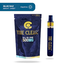 Blue Raz AIO Vape - .5g by The Clear