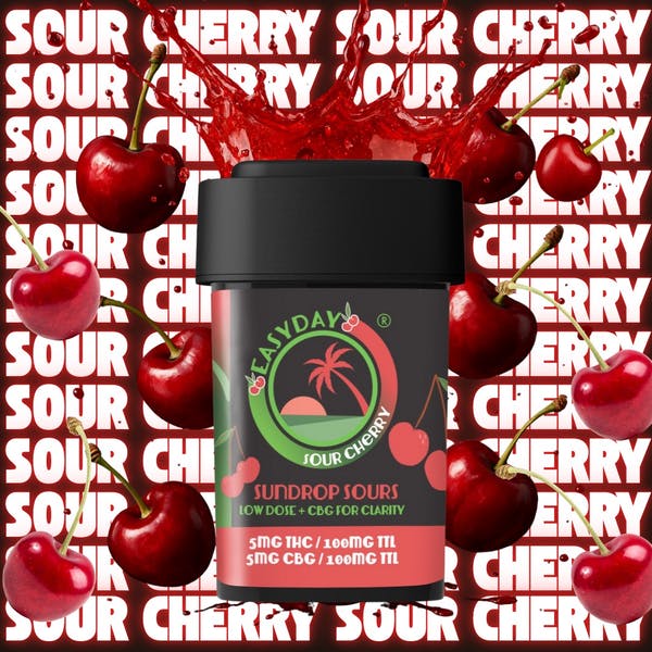 Sour Cherry 50mg THC 50mg CBG (10x5mg)