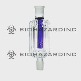 Ash catcher - Inline Four Handle - Blue 7" - 19mm/19mm - 180°