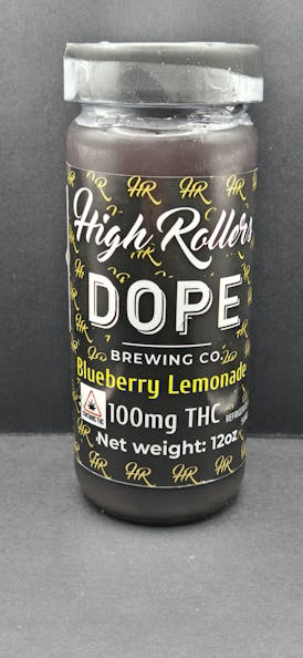 Dope Brewing Blueberry Lemonade 100mg THC