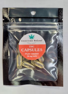 THC Capsules 50mg each