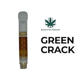 AR Green Crack 1g C A R T Hybrid Sativa Dominant