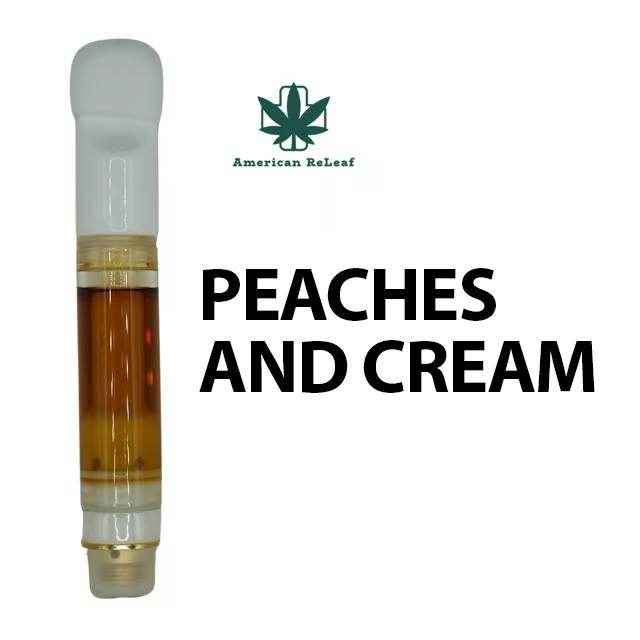 American ReLeaf Peaches and Cream Cartridge 1g