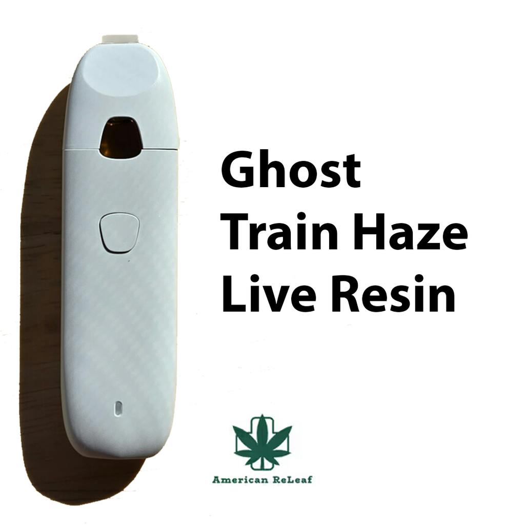 American ReLeaf Ghost Train Haze Live Resin Disposable 1g