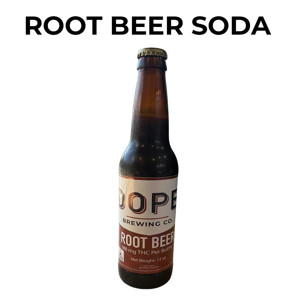 D&K Herbal Dope Brewing Root Beer Soda 100mg